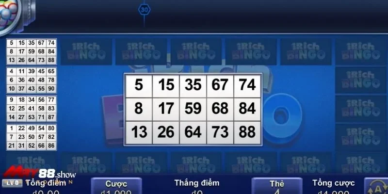 Cách chơi Irich Bingo khá đơn giản