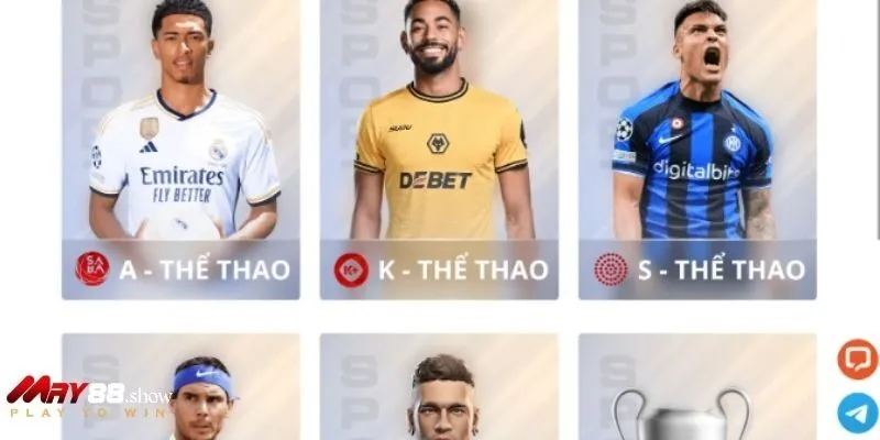 Cập nhật các giải đấu lớn diễn ra May88