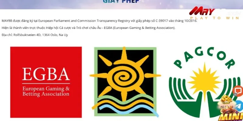 Cấp phép hoạt động chơi uy tín hàng đầu