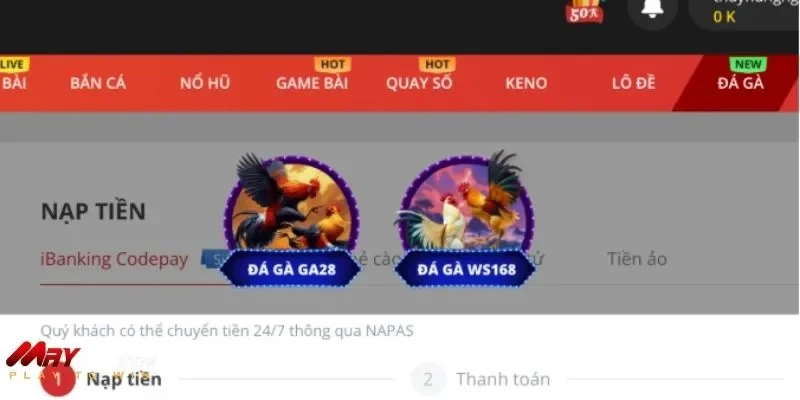 Đăng ký May88 để trải nghiệm cá cược đá gà ngay