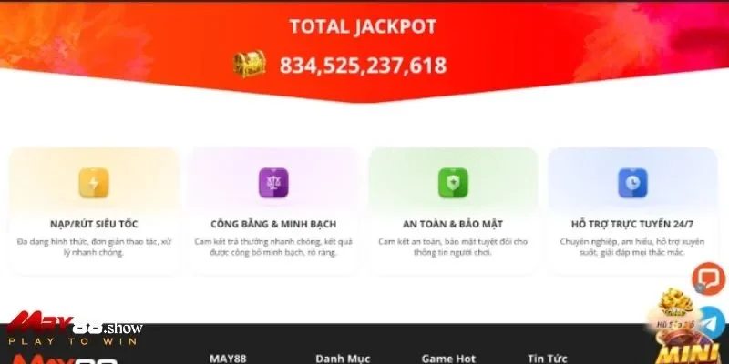 Đăng ký trải nghiệm niềm vui vô tận tại May 88
