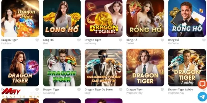 May88 cung cấp đa dạng sản phẩm giải trí Long Hổ