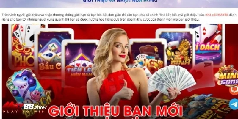 Nhận thưởng từ nhà cái May88 không giới hạn