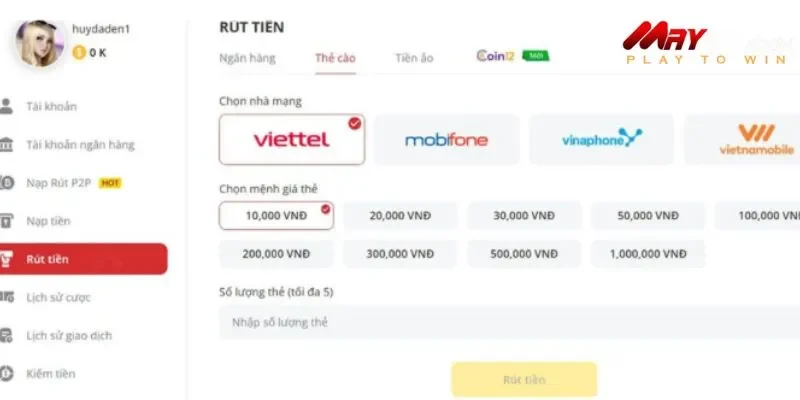 Những nhà mạng liên kết giao dịch với nhà cái