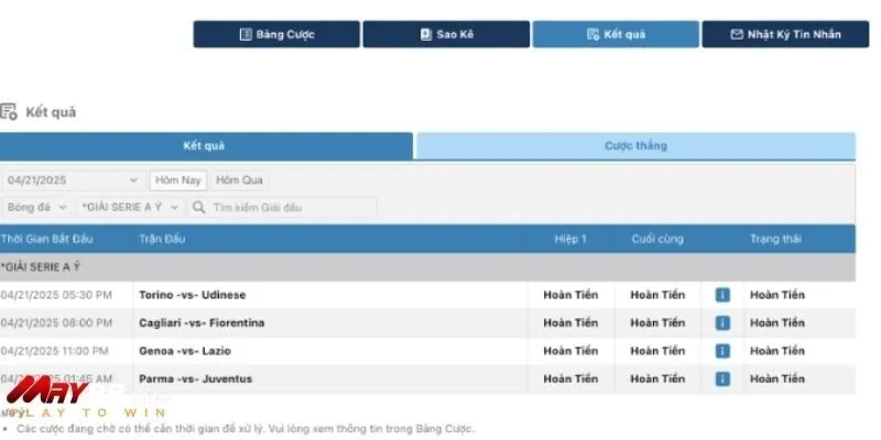 Phân tích dữ liệu trước khi cá cược thể thao