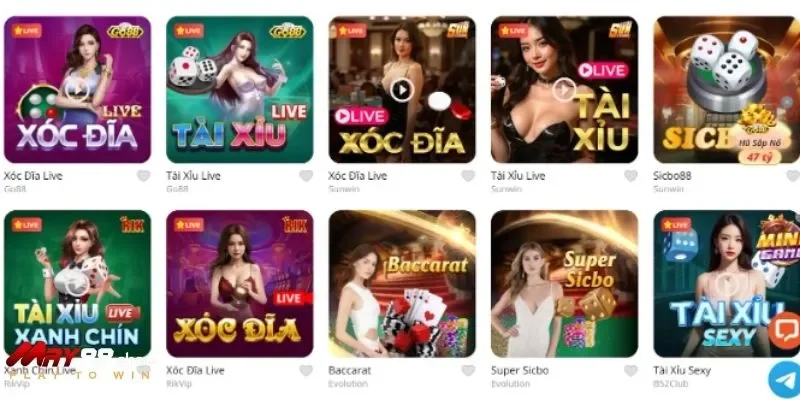 Sảnh casino cung cấp bởi nhà cái May 88