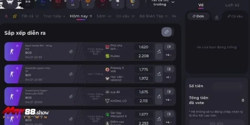 Sảnh giải trí cá cược thể thao cực hấp dẫn