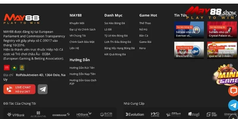 Tìm kiếm danh mục tại May 88 khá đơn giản