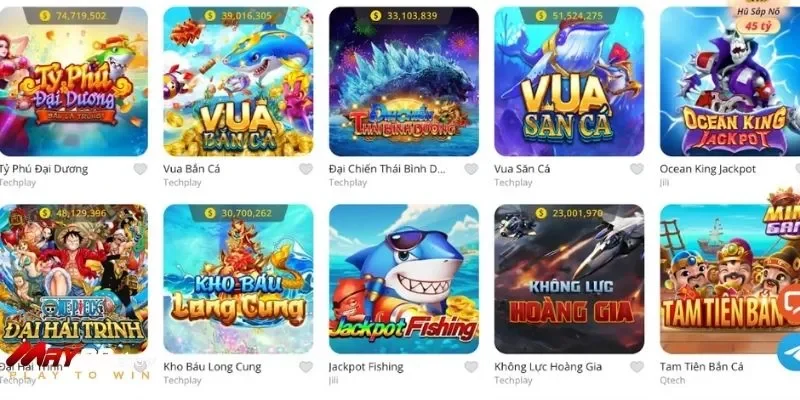 Tìm kiếm game Tỷ Phú Đại Dương tại May88 dễ dàng